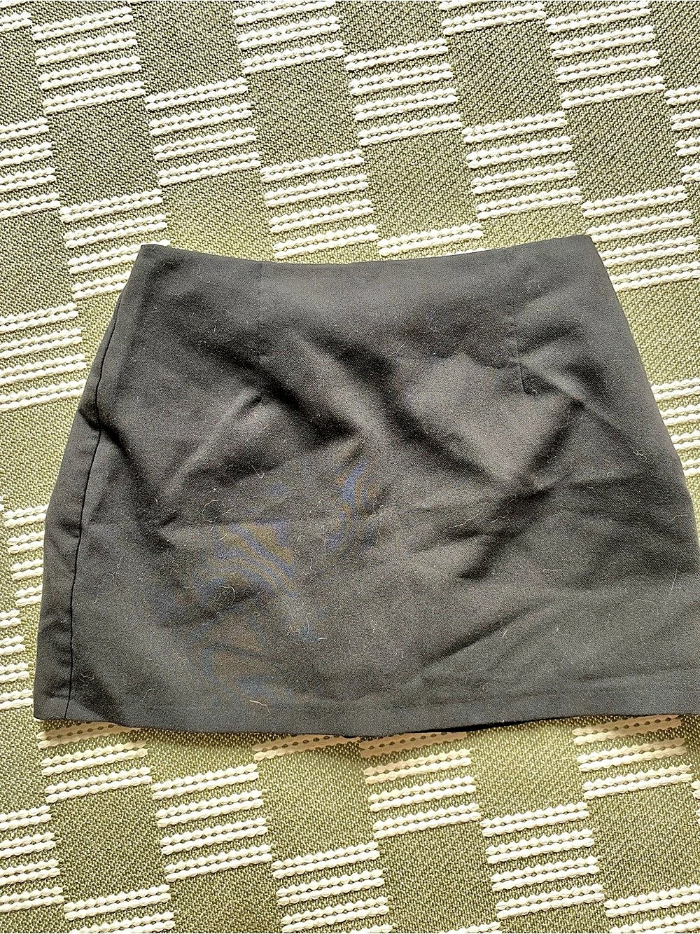 Abercrombie & Fitch The A&F Scarlett Mini Skort Ultra High Rise Black Small